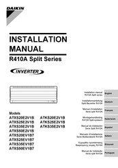 Daikin ATXS20E2V1B Manual De Instalación