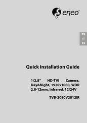 Eneo TVB-2080V2812IR Guía De Instalación Rápida