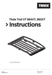 Thule Trail XT 864XT Manual De Instrucciones