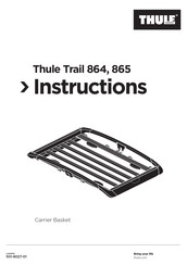 Thule 864 Instrucciones