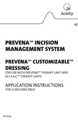 Acelity PREVENA INCISION Manual De Uso