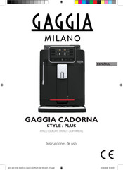 Gaggia CADORNA STYLE Instrucciones De Uso