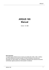 Argus 165 Manual Del Usuario