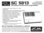 ICM Controls SC 5813 Guía De Instalación, Funcionamiento Y Aplicación