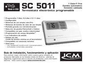 ICM Controls SC 5011 Guía De Instalación, Funcionamiento Y Aplicación