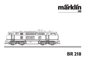 marklin 218 Serie Manual De Instrucciones