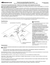 Bowflex SelectTech 552 Guia Del Usuario