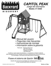 Backyard Discovery 54403 Manual Del Usuario