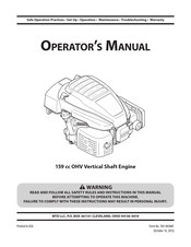 MTD 159 Manual Del Operador