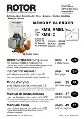 ROTOR 1126.132 Manual De Instrucciones