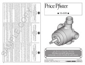 Black and Decker Price Pfister 16-600 Manual Del Usario