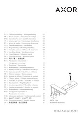 Axor Edge 46431 Serie Instrucciones De Montaje