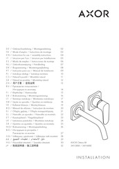 Axor Citterio M 34113 Serie Instrucciones De Montaje