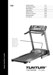 Tunturi T20 Treadmill Manual Del Usuario