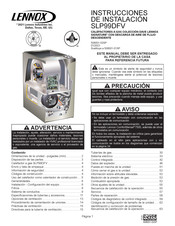 Lennox DAVE LENNOX SIGNATURE SLP99DF090V48C Serie Instrucciones De Instalación