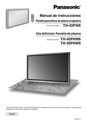 Panasonic TH-42PW6 Manual De Instrucciones