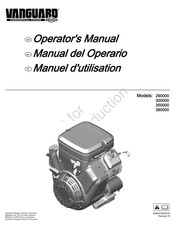 Briggs & Stratton Vanguard 300000 Manual Del Operario