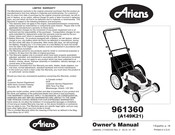 Ariens 961360 Manual Del Propietário