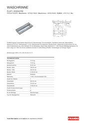 Franke PL24T Instrucciones De Montaje Y Servicio