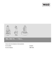 Wilo EMU T20.1 Serie Instrucciones De Instalación Y Funcionamiento