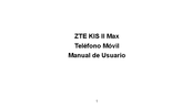 ZTE KIS II Max Manual De Usuario