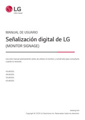 LG 65UM3DG Manual De Usuario
