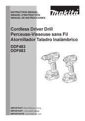Makita DDF083 Manual De Instrucciones