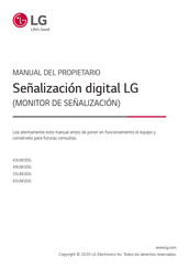 LG 43UM3DG Manual Del Propietário