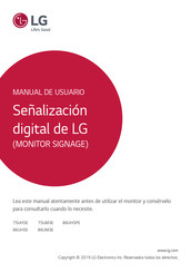 LG 75UH5E Manual De Usuario