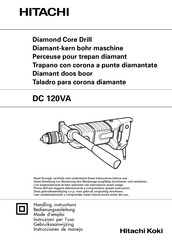 Hitachi Koki DC 120VA Instrucciones De Manejo