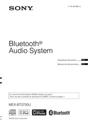 Sony MEX-BT3750U Manual De Instrucciones