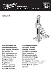 Milwaukee DR 350 T Instrucciones De Uso