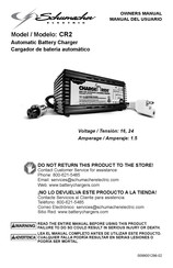 Schumacher Electric CR2 Manual Del Usuario
