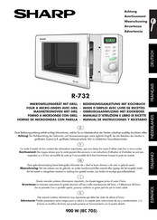 Sharp R-732 Manual De Instrucciones Y Recetario