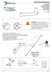 Ergotron LX Sit-Stand Extension Guia Del Usuario