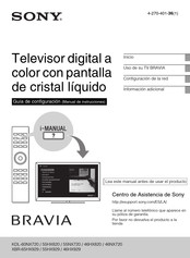 Sony BRAVIA XBR-65HX929 Manual De Instrucciones