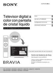 Sony BRAVIA KDL-46NX727 Manual De Instrucciones