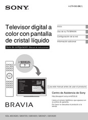 Sony BRAVIA KDL-40CX520 Manual De Instrucciones