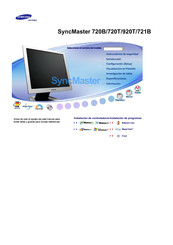 Samsung SyncMaster 720B Manual Del Usario