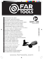 Far Tools DWS 180 Traduccion Del Manual De Instrucciones Originale