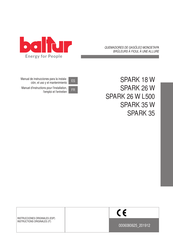 baltur SPARK 26 W L.500 Manual De Instrucciones Para La Instalación, El Uso Y El Mantenimiento