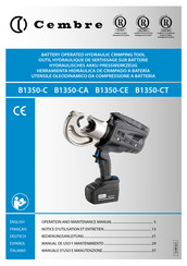 Cembre B1350-CE Manual De Uso