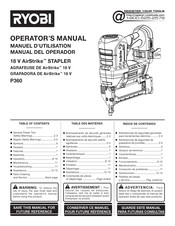 Ryobi P360 Manual Del Operador