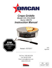 Omcan 39579 Manual De Instrucciones