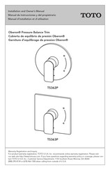 Toto Oberon TS362P Manual De Instrucciones