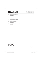EINHELL 40.104.50 Manual De Instrucciones Original