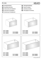 KEUCO X-Line 33171 180000 Instrucciones De Instalación