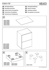 KEUCO Edition 90 39025 309000 Instrucciones De Instalación