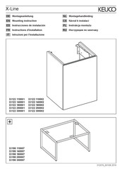 KEUCO X-Line 33122 140001 Instrucciones De Instalación