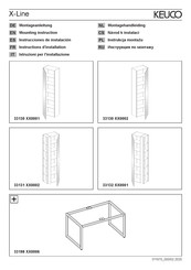 KEUCO X-Line 33130 0001 Serie Instrucciones De Instalación